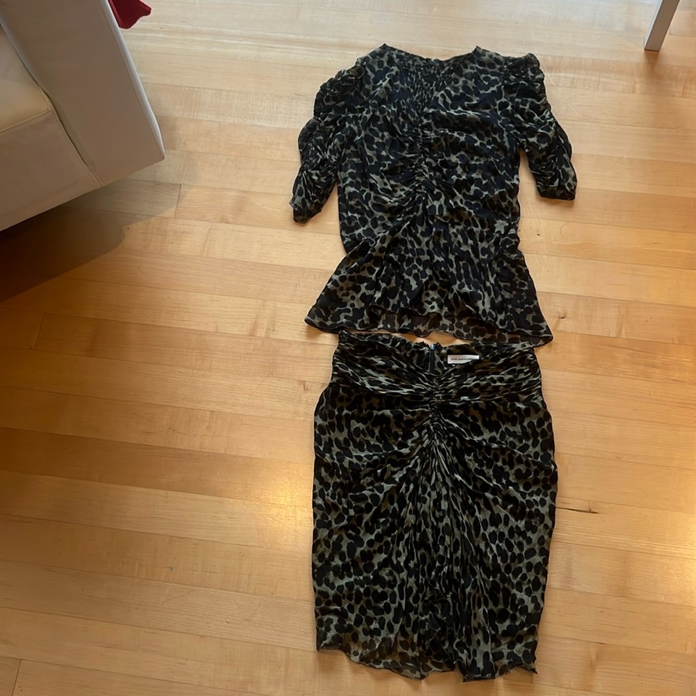 Isabel Marant blouse and skirt set